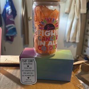 Colorful Drinkware Tumbler with Inspirational Message